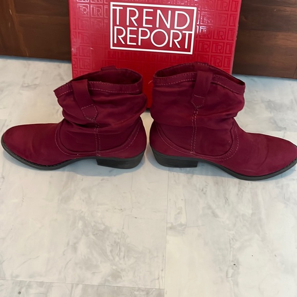Trend Report, Rosie, Red wine boots size 6 - Picture 3 of 7